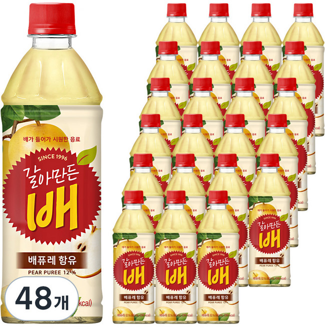 갈아만든배 음료, 500ml, 48개