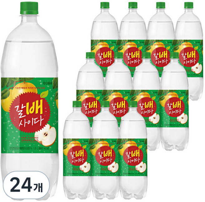 해태htb 갈배사이다, 1.5L, 24개