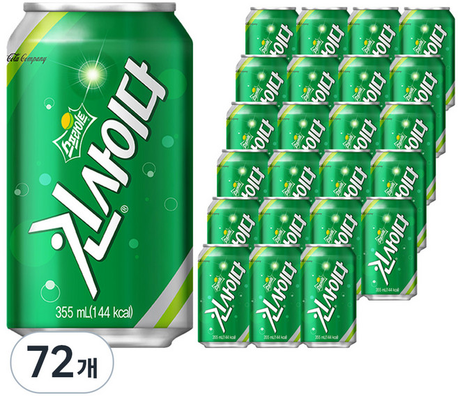 킨사이다, 355ml, 72개