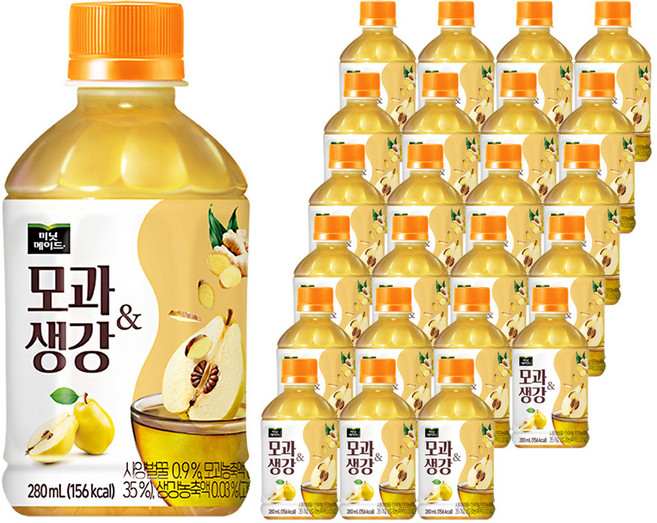 미닛메이드 모과생강, 280ml, 24개