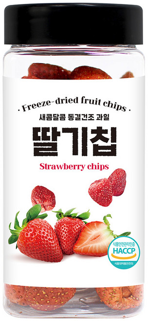 미다몰 HACCP 동결건조 딸기칩, 1개, 55g