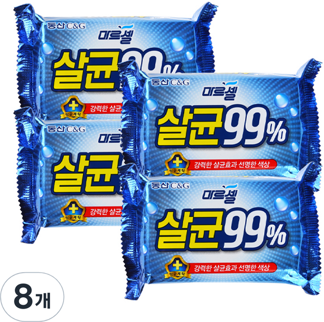 크리오 마르셀 살균 세탁비누, 230g, 8개