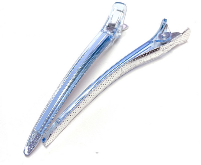 다카라 크리스탈 헤어클립 대 120mm, 올블루, 2개