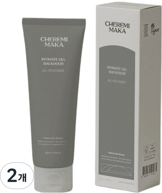 CHEREMIMAKA 私密處凝膠 後庭用, 2個, 120ml