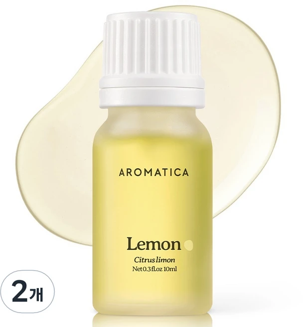 아로마티카 레몬 에센셜 오일, 10ml, 2개 - 쿠팡