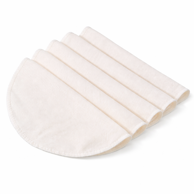 데일리픽 순면 원형 면보 찜기시트, 5개