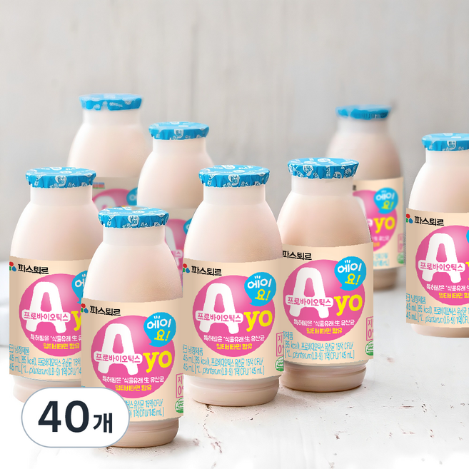 파스퇴르 요구하이 에이요 요구르트, 145ml, 1개입, 40개