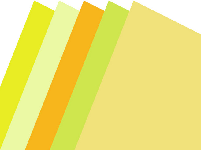 현진아트 NCB 단면 칼라 보드롱 우드락 5종 세트 E옐로우 600 x 900 mm, 5mm, 1세트