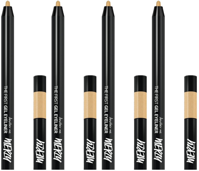 머지 더 퍼스트 젤 아이라이너 0.5g, 골드 라벨, 4개