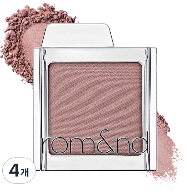 롬앤 슬라이드 인 싱글 아이섀도, M19 모브 도우, 4개