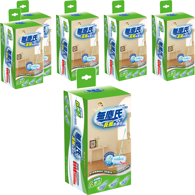 無塵氏 長絨除塵紙, 6盒