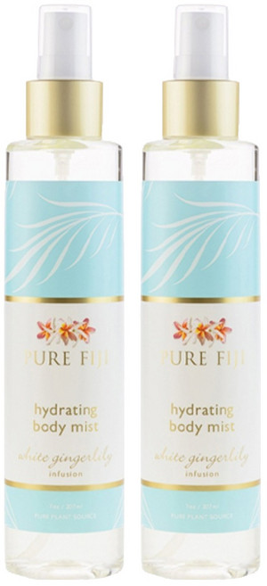 퓨어피지 하이드레이팅 바디미스트 화이트진저릴리 꽃향, 207ml, 2개