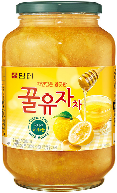 담터 꿀유자차, 2kg, 1개, 1개입