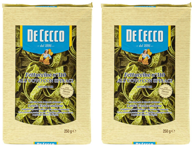 데체코 페투치네 시금치, 2개, 250g