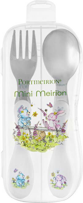 포트메리온 미니메리온 스푼포크 세트, 토끼와 곰, 스푼 + 포크, 1세트