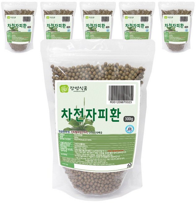 장명식품 차전자피환, 300g, 6개