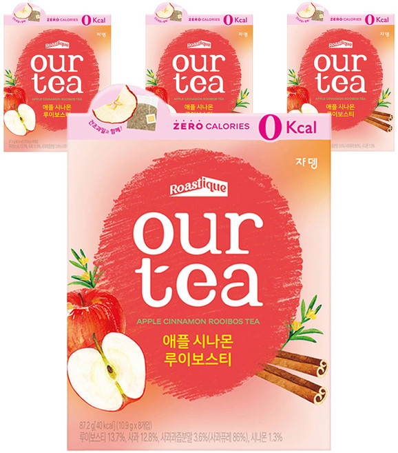 JARDIN our tea 蘋果肉桂路易波士茶, 10.9g, 8入, 4個