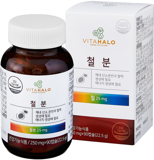 비타할로 철분, 1개, 22.5g