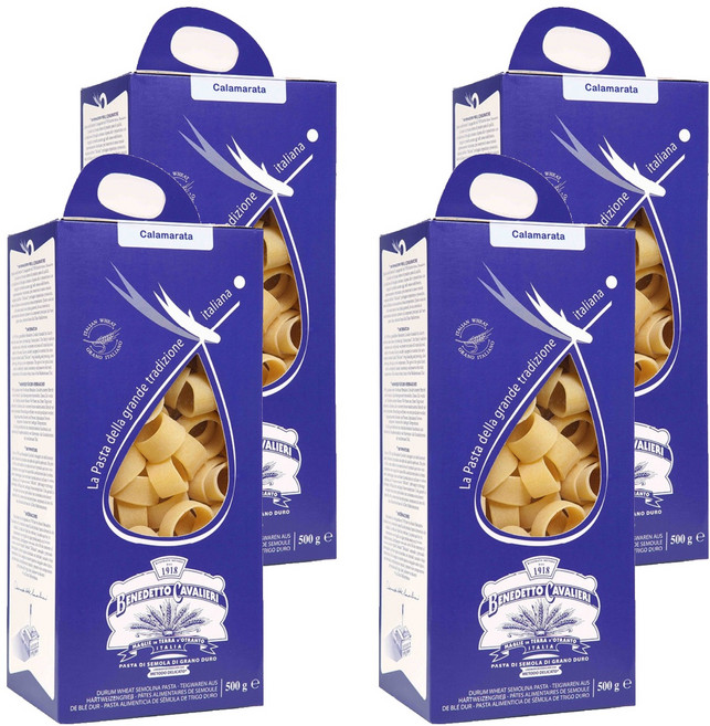 베네데토 까발리에리 파스타 칼라마라타, 500g, 4개