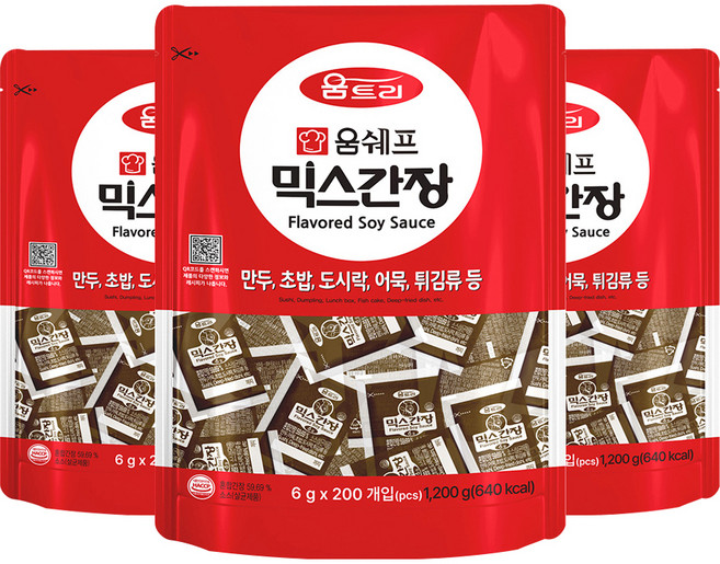 움트리 믹스간장, 6g, 600개