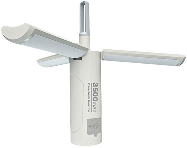 캠퍼스파라다이스 버터플라이 충전식 랜턴, 화이트, 1개