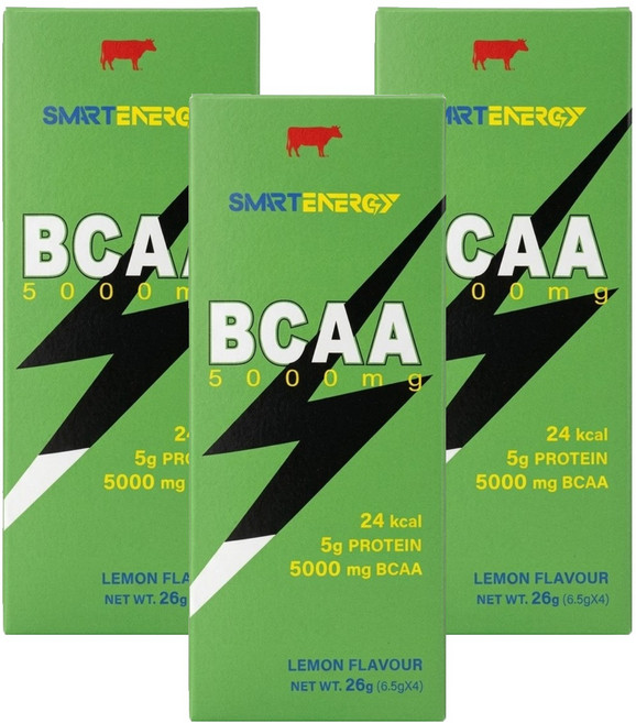 RED COW 紅牛 聰勁即溶BCAA 5000mg 檸檬口味 4包, 26g, 3盒