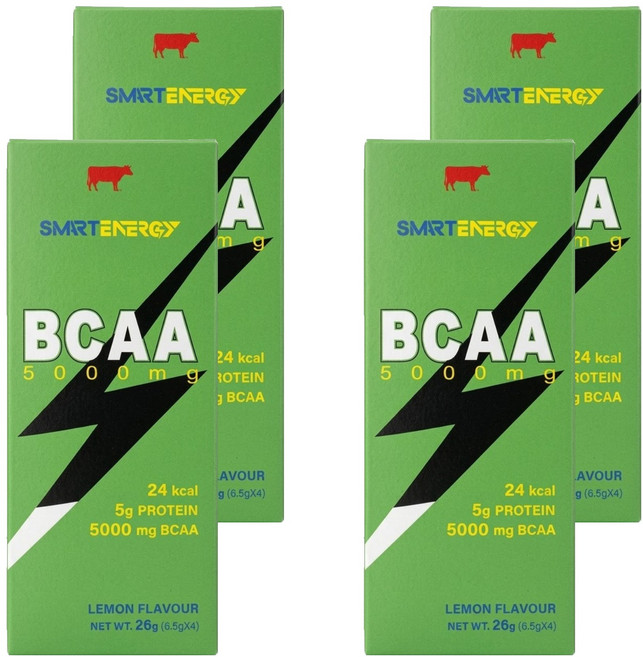 RED COW 紅牛 聰勁即溶BCAA 5000mg 檸檬口味 4包, 26g, 4盒