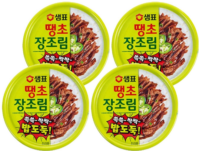 Sempio 膳府 韓式香辣醬豬肉罐頭, 90g, 4罐