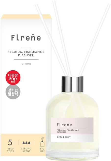 플렌느 실내용 디퓨저, 레드프룻, 200ml, 1개