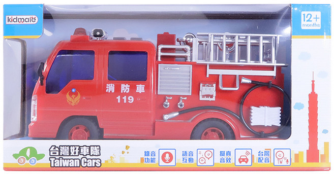kidmate 孩子王 台灣好車隊, 消防車, 1個