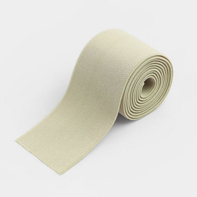 해피베어스 베이직 울 고무줄 38mm, 베이지, 1개