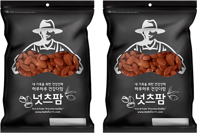 NUTS FARM 烤杏仁果, 400g, 2包