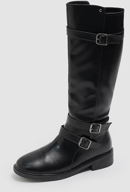 착한구두 르누아 버클 롱부츠 BLLTR4h8061