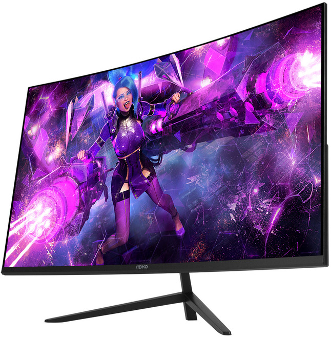 ABKO FHD 165Hz超薄無邊框曲面電腦螢幕, 68cm, AVC27F165D(完美型)