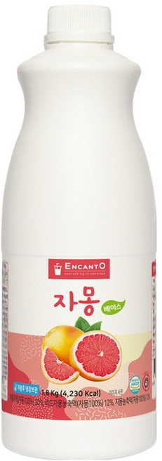 엔칸토 자몽 음료베이스, 1개, 1.8kg