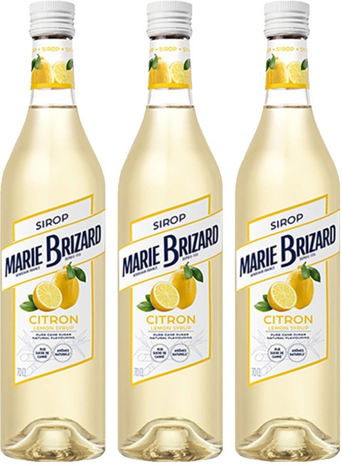 마리브리자드 레몬 시럽, 700ml, 3개