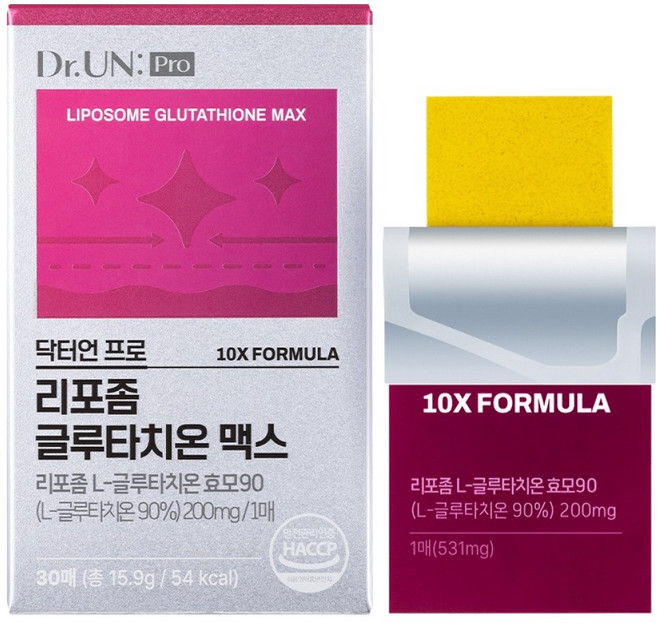 NEWTREE Dr.UN 專業脂質體穀胱甘肽 Max 30入, 1個, 15.9g