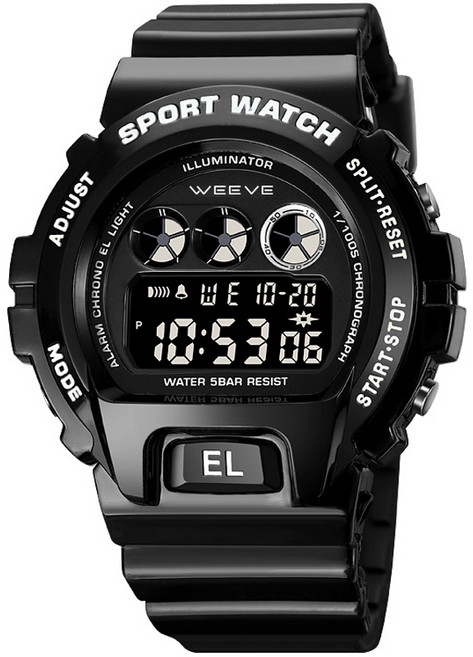 SKMEI WEEVE 남성 디지털 스포츠 군인 군용 방수 전자손목시계 1813
