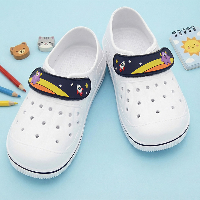 페이퍼플레인키즈 EVA 미끄럼방지 벨크로 실내화