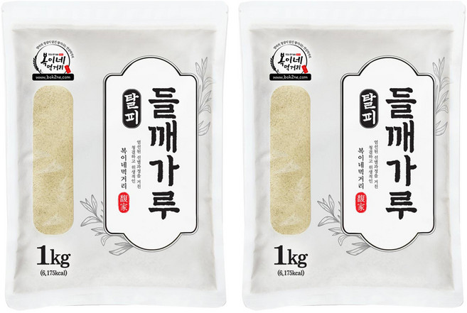 복이네먹거리 탈피 들깨가루, 1kg, 2개