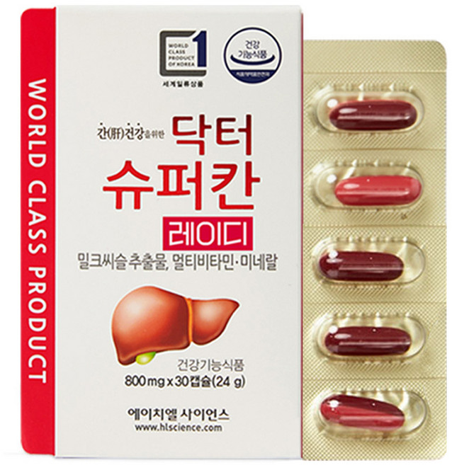 에이치엘사이언스 닥터슈퍼칸 레이디, 30정, 1개