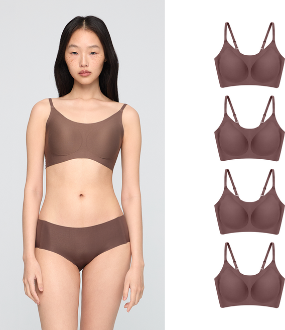 24hrs. 經典款 無感失憶內衣 4件組