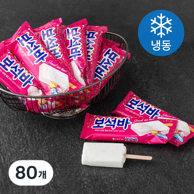 롯데웰푸드 보석바 (냉동), 80ml, 1개입, 80개