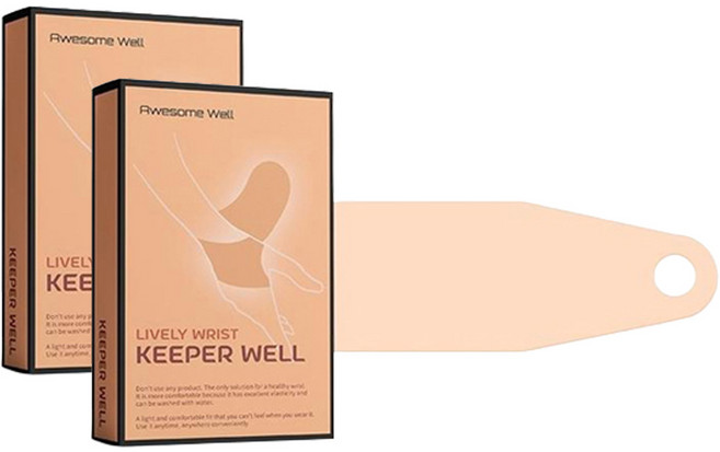 어썸웰 손목키퍼, 2개, 살구색