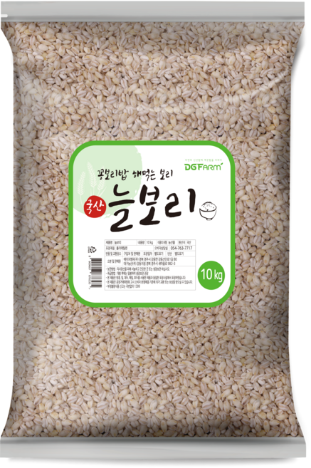 건강한밥상 국산 늘보리쌀, 10kg, 1개