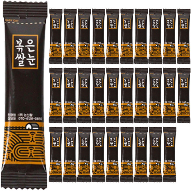 자연한재 볶은 현미쌀눈 스틱 30p, 90g, 5개