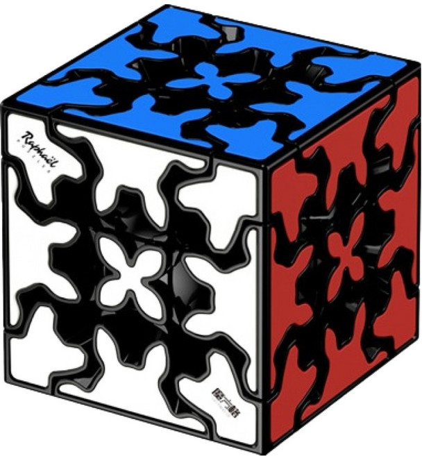 치이큐브 기어큐브 3X3, 블랙, 1개