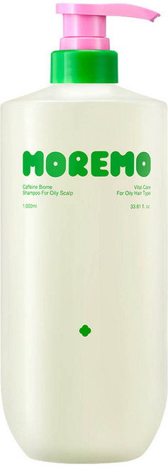 모레모 카페인 바이옴 지성용 샴푸 프레쉬 라임향, 1L, 1개