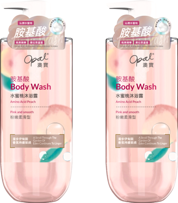 Opal 澳寶 胺基酸沐浴露 水蜜桃, 800g, 2瓶