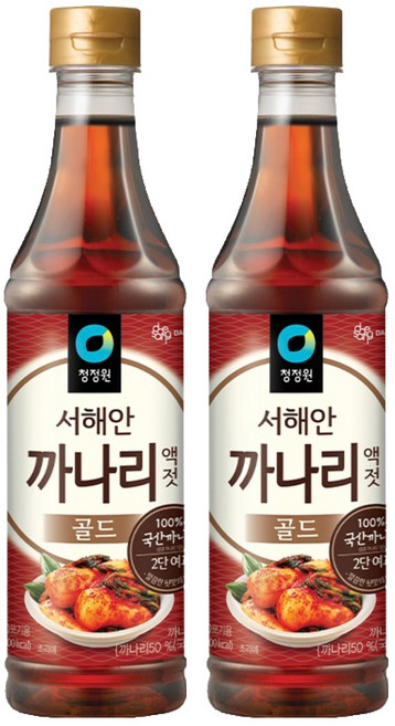 청정원 까나리 액젓 골드, 1kg, 2개